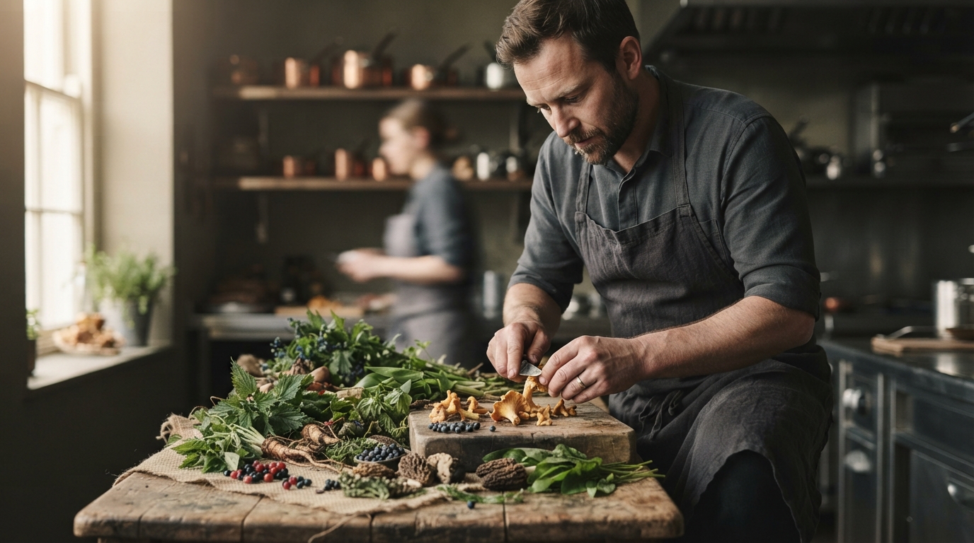 Editorial illustration for A Chef's Framework for Ethically Sourcing Wild Ingredients